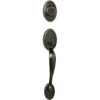 Kwikset 800CE 11P SMT Lip RCAL RC Chelsea Handleset Exterior Only SmartKey Venetian Bronze