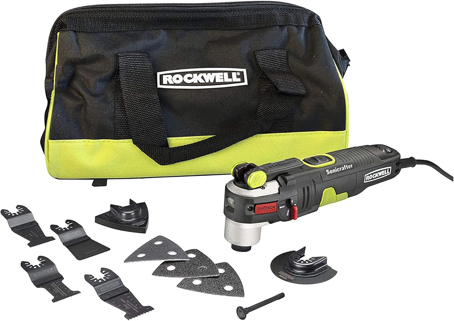 Rockwell AW400 F80 Sonicrafter 4.2 Amp Oscillating Multi-Tool with 9 Accessories and Carry Bag - Image 2