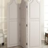 Safavieh Home Collection Darcy Taupe with Silver Nailhead Trim Room Divider