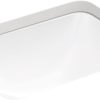 KOHLER K-20000-0 Caxton Under-Mount Bathroom Sink, White