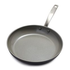 GreenPan Chatham Hard Anodized Healthy Ceramic Nonstick, 12 Frying Pan Skillet with Lid, PFAS-Free, Dishwasher Safe, Oven Safe, Gray