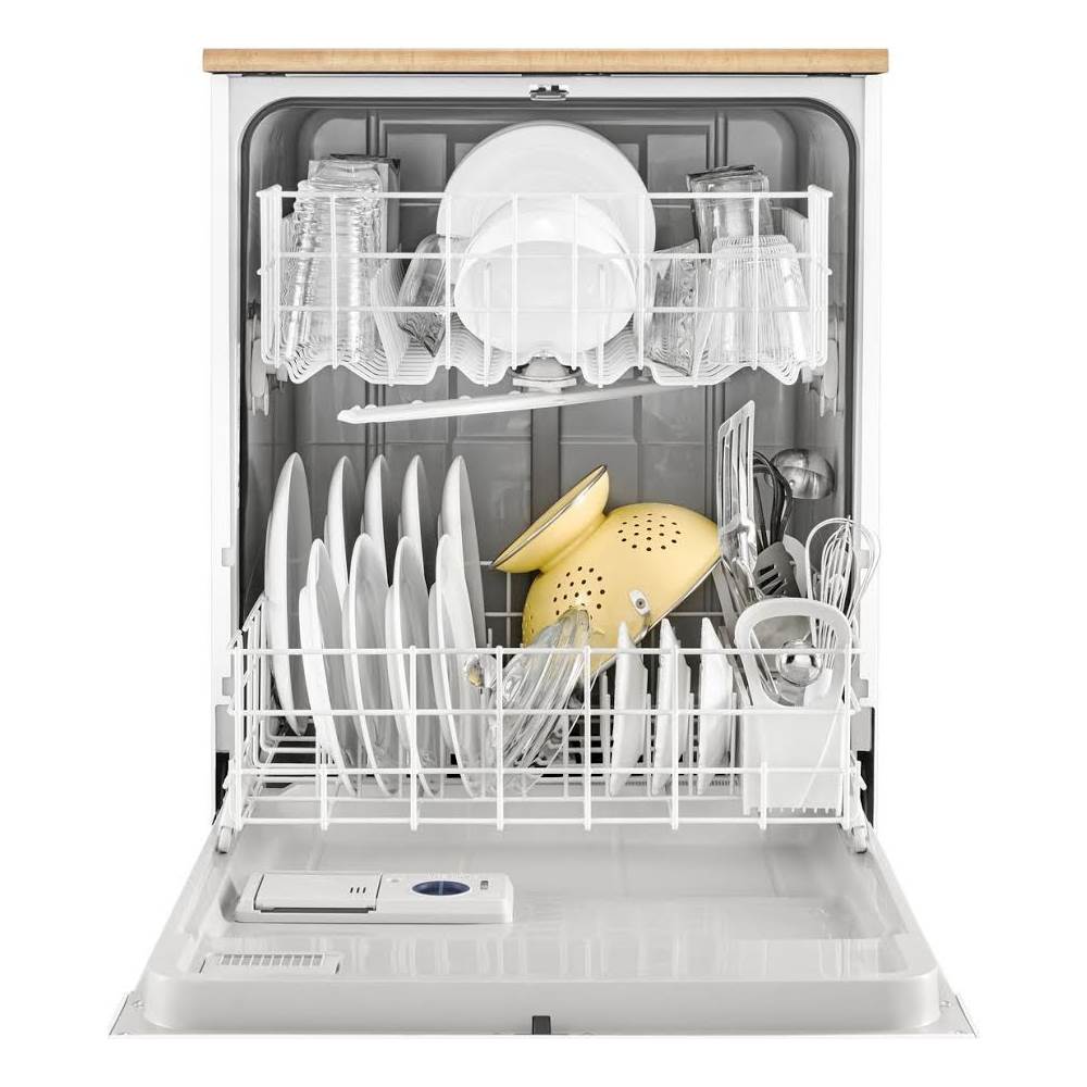 Whirlpool – 24 Front Control Tall Tub Portable Dishwasher – White - Image 3