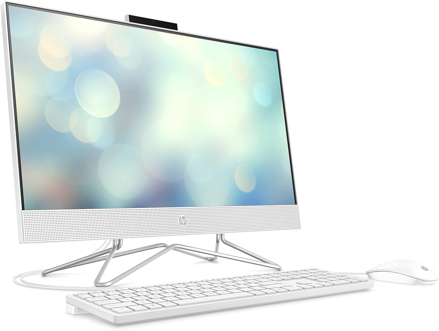 HP 22 All-in-One Desktop, AMD Athlon Silver 3050U Processor, AMD Radeon Graphics, 4 GB RAM, 256 GB SSD, Windows 11 Home (22-dd0210, Snow White) - Image 4