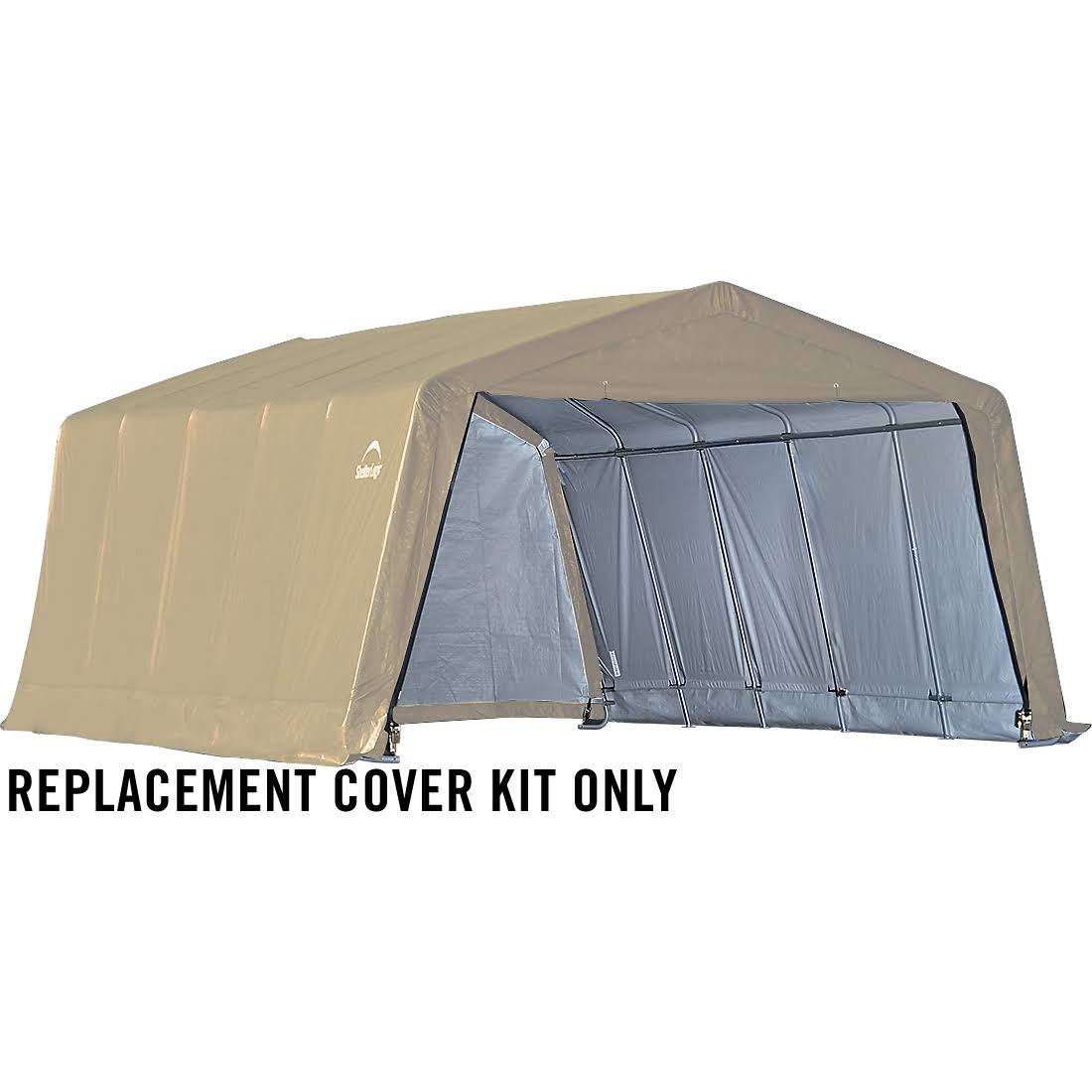 Replacement Cover for The Garage-in-a-Box 12 ft. x 20 ft. x 8 ft. Heavy Duty PVC 14.5 oz. Tan