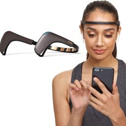 MUSE 2: The Brain Sensing Headband – Meditation Tracker Multi Sensor Headset Device – Responsive Sound Feedback for Brain Wave, Heart, Body & Breath Activity,Black/Grey